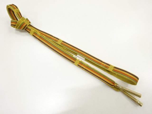JAPANESE KIMONO / UNUSED HAND-TIED OBIJIME